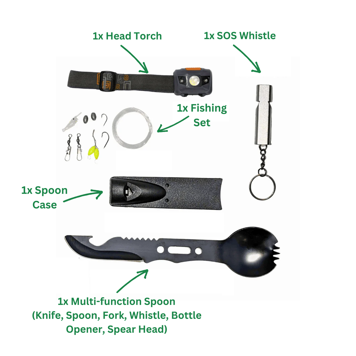 Bushman Tactical Emergency Survival Kit